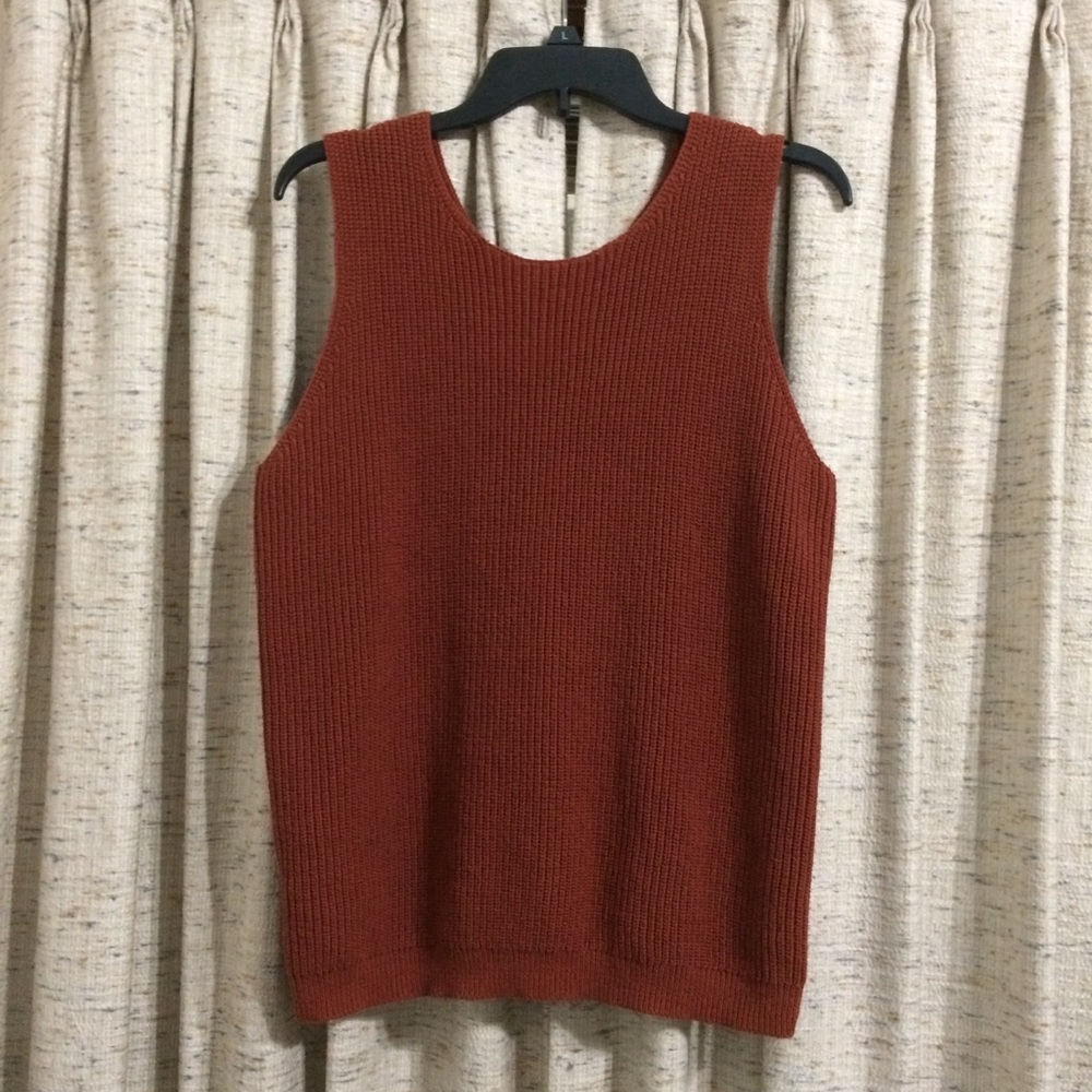 LOFT Ribbed Sweater Tank - XL